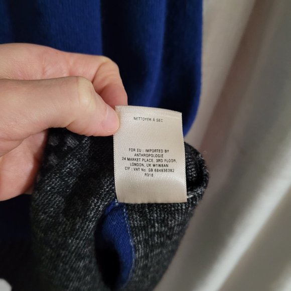 Sparrow - Anthropologie - Retro Wool Blend Sweater Dress - Size XS - Picture 7 of 7